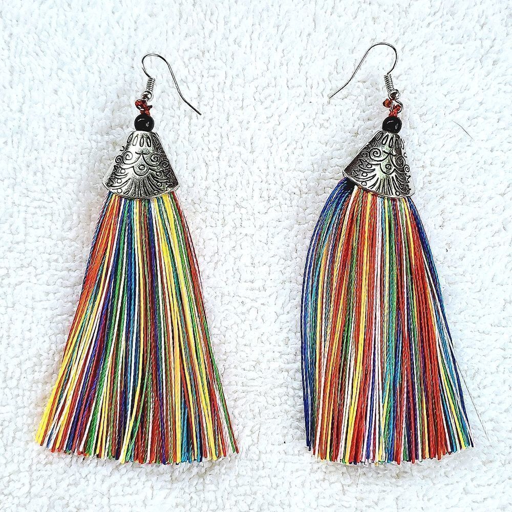 tassel earrings   - Picture 4 of 6